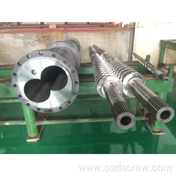 Conical Twin screw barrel for PVC pipe profile extrusion SJZ45/100 SJZ51/105 SJZ55/110 SJZ65/132 SJZ80/156 SJZ92/188